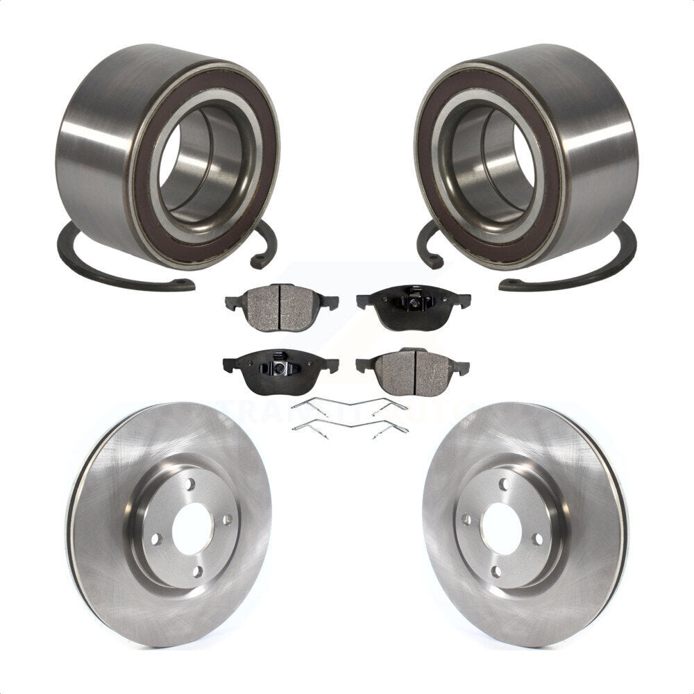 Kit de rotors et plaquettes de frein à disque de roulement de roue avant pour Ford EcoSport 2018 – 2022