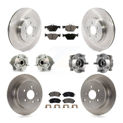 Kit de Rotor et plaquettes de frein à disque, roulement de moyeu avant et arrière (10 pièces) pour Subaru Crosstre