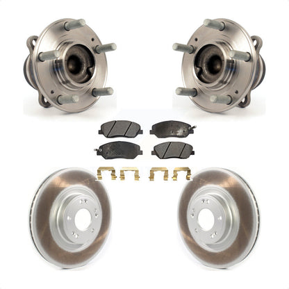 Kit de plaquettes de Rotor de frein à disque enduit de roulement de moyeu avant pour Hyundai Genesis 2012 3.8