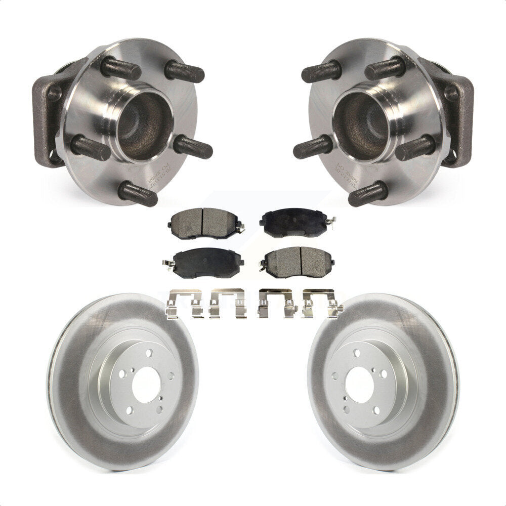Kit de plaquettes de Rotor de frein enduit de roulement de moyeu avant, pour Scion FR-S Subaru BRZ Toyota 8