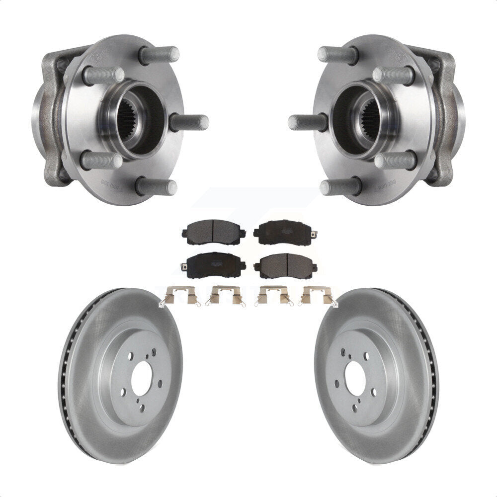 Kit de plaquettes de Rotor de frein, ensemble de roulements de moyeu avant, pour Subaru Crosstrek Imprez