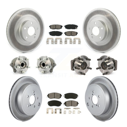 Kit de plaquettes de rotor de frein, roulement de moyeu avant et arrière (10 pièces), pour Toyota 86 Subaru BR