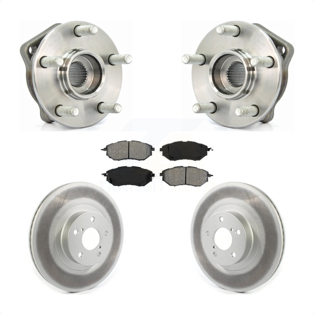 Kit de plaquettes de Rotor de frein, roulement de moyeu avant, pour Subaru Legacy 3.0 R 09 R avec 3.0