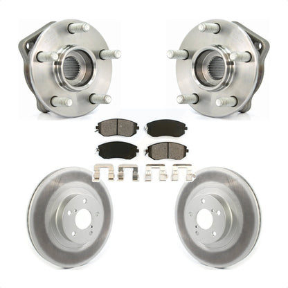 Kit de plaquettes de Rotor de frein enduit de roulement de moyeu avant, pour Subaru Impreza Forester Outbac
