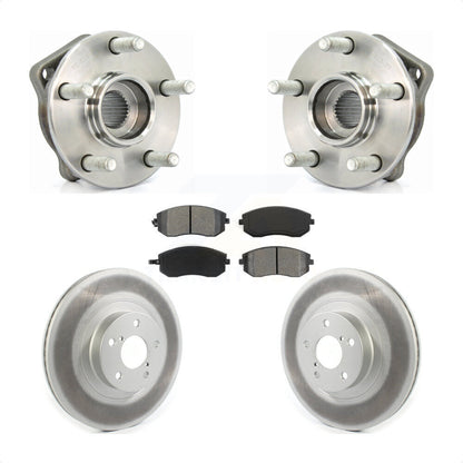 Kit de plaquettes de Rotor de frein enduit de roulement de moyeu avant, pour Subaru Outback Forester Imprez