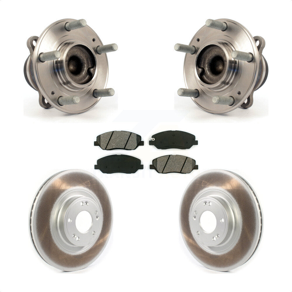Kit de plaquettes de Rotor de frein à disque enduit de roulement de moyeu avant pour Hyundai Genesis 2012 3.8