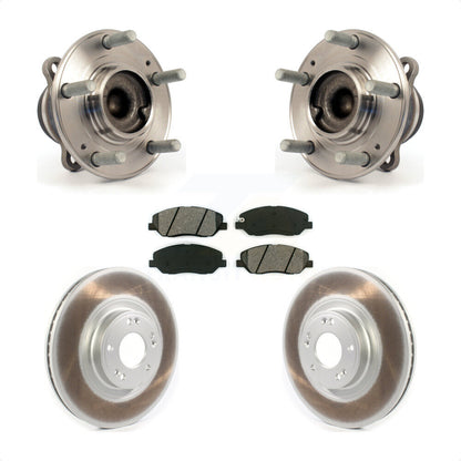 Kit de plaquettes de Rotor de frein à disque enduit de roulement de moyeu avant pour Hyundai Genesis 2012 3.8