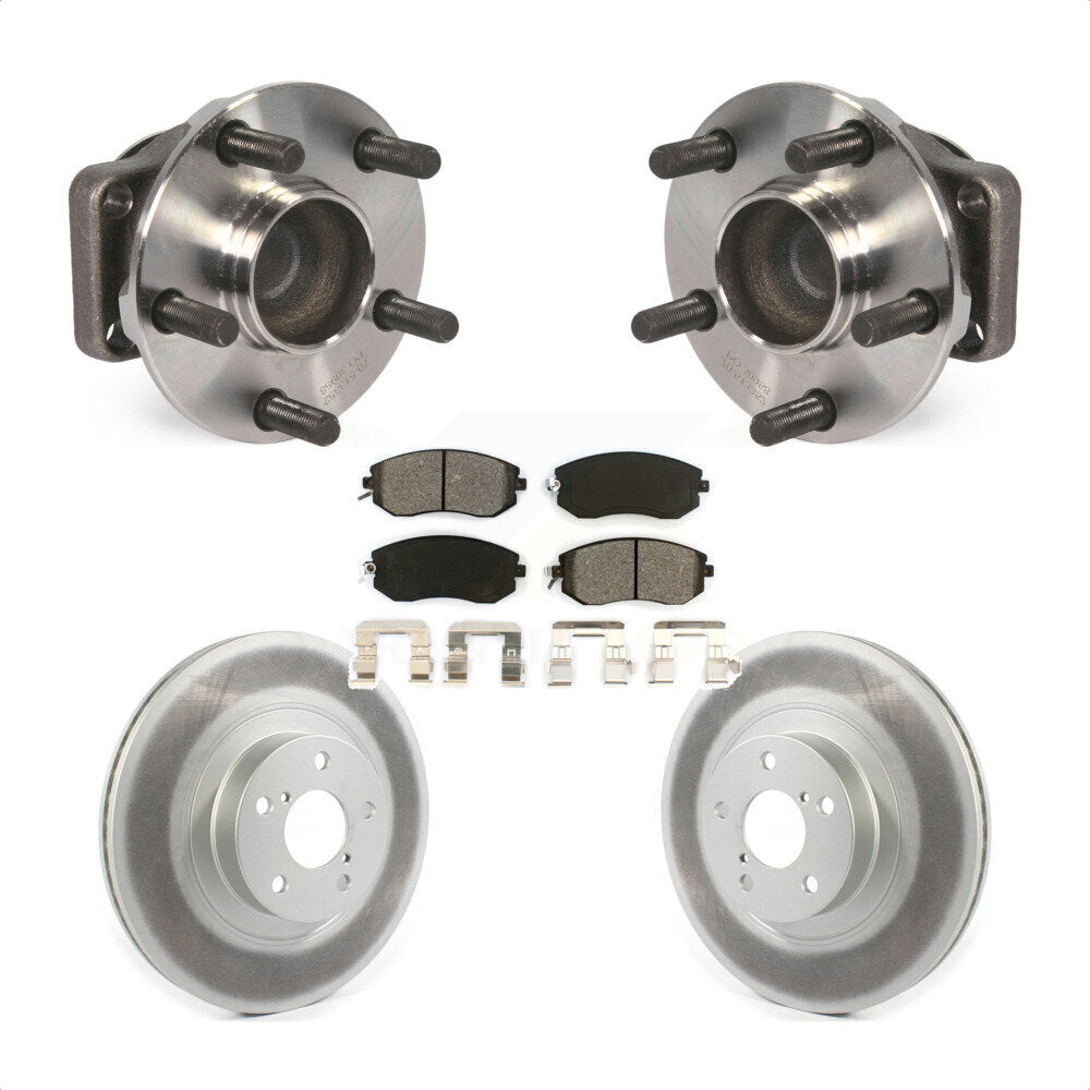 Kit de plaquettes de Rotor de frein enduit de roulement de moyeu avant, pour Scion FR-S Subaru BRZ Toyota 8