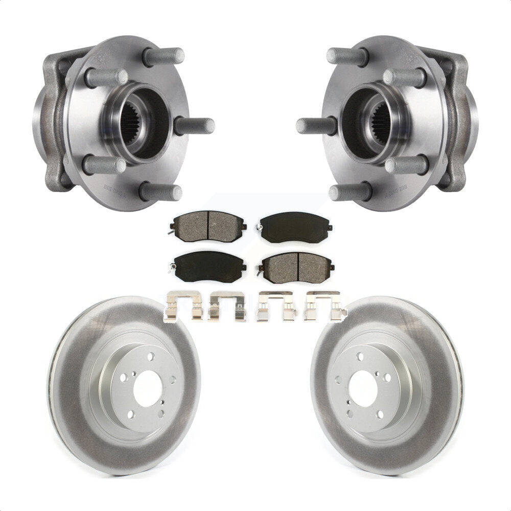 Kit de Rotor et plaquettes de frein revêtus de roulement de moyeu avant, pour Subaru Forester Crosstrek X