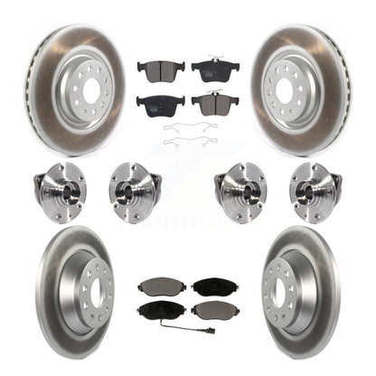 Kit de plaquettes de Rotor de frein, roulement de moyeu avant et arrière (10 pièces) pour Volkswagen Tiguan AW