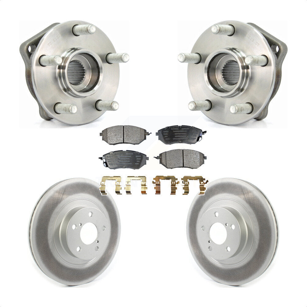 Kit de plaquettes de Rotor de frein, roulement de moyeu avant, pour Subaru Legacy 3.0 R 09 R avec 3.0