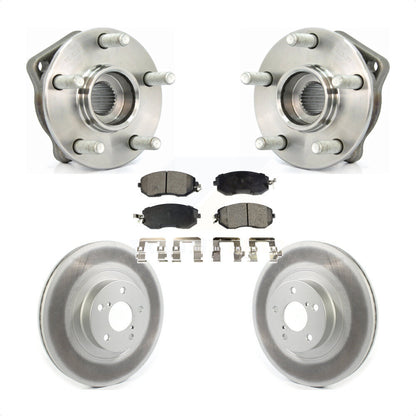Kit de plaquettes de Rotor de frein enduit de roulement de moyeu avant, pour Subaru Impreza Forester Outbac