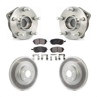 Kit de plaquettes de Rotor de frein enduit de roulement de moyeu avant, pour Subaru Outback Forester Imprez
