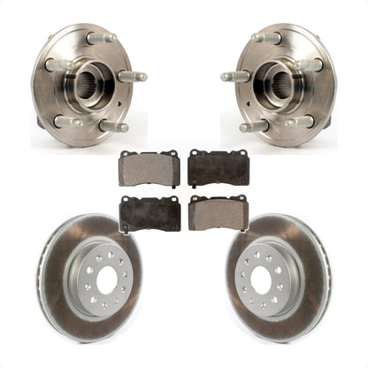 Kit de plaquettes de Rotor de frein, roulement de moyeu avant, pour Cadillac CTS avec étrier Brembo