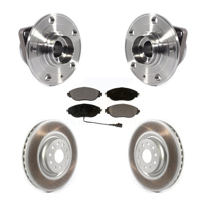 Kit de plaquettes de Rotor de frein, manteau de roulement de moyeu avant, pour Volkswagen Tiguan Jetta Audi Q3