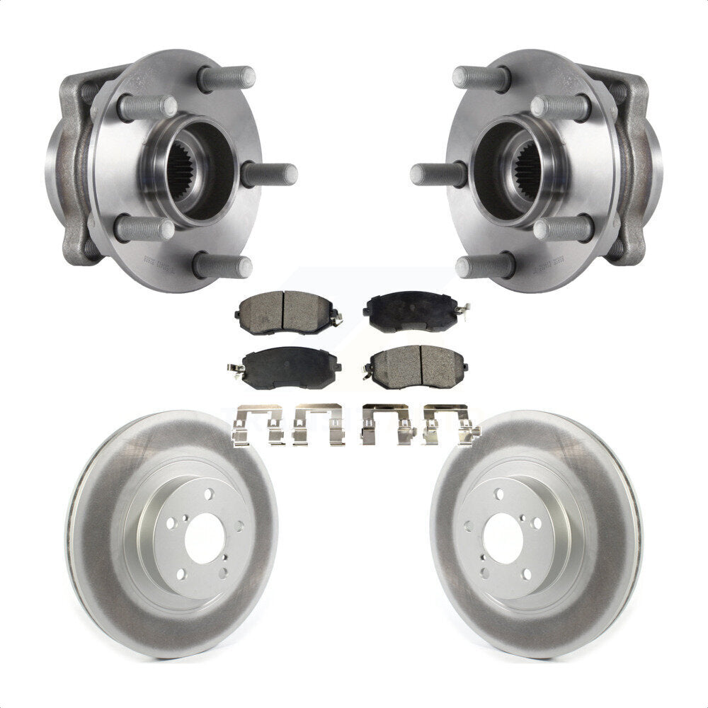 Kit de Rotor et plaquettes de frein revêtus de roulement de moyeu avant, pour Subaru Forester Crosstrek X