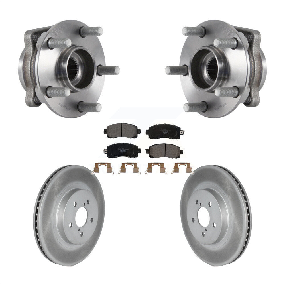 Kit de plaquettes de Rotor de frein, ensemble de roulements de moyeu avant, pour Subaru Crosstrek Imprez