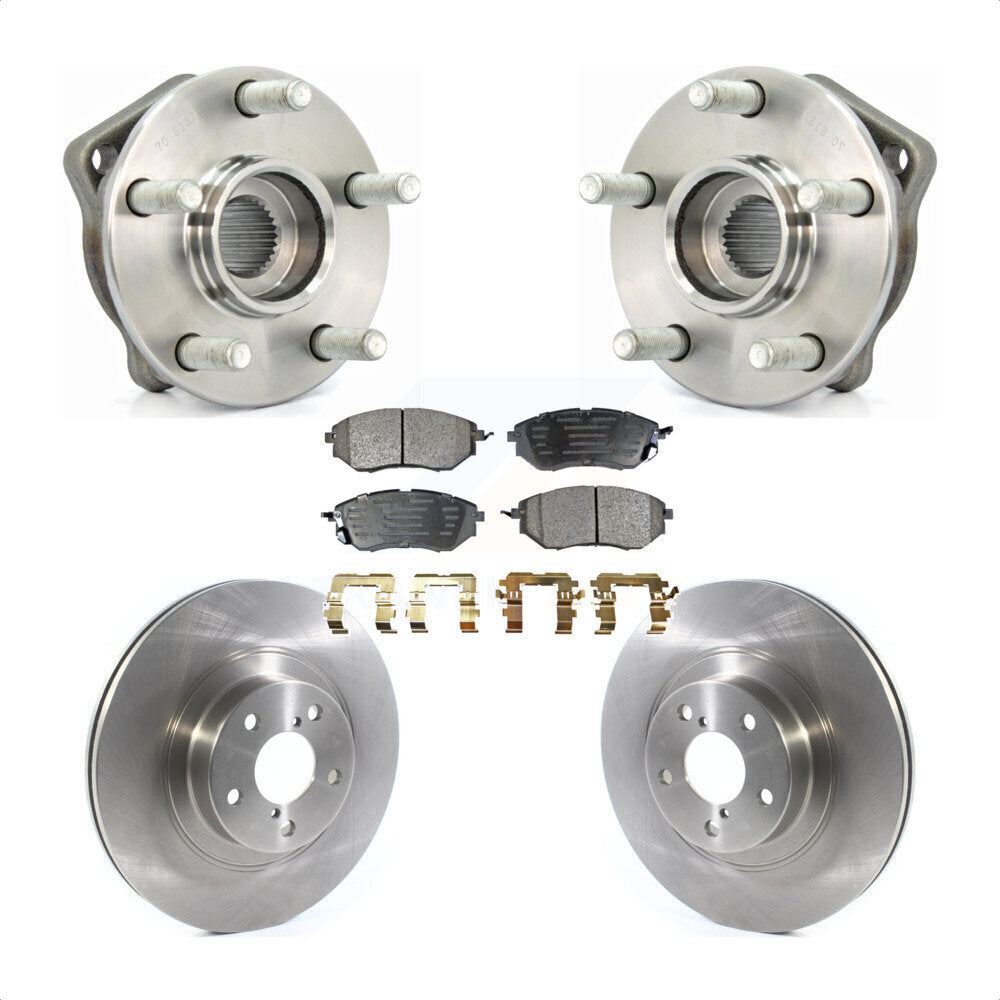 Kit de Rotor et de plaquettes de frein, roulement de moyeu avant, pour Subaru Legacy 2009 R avec 3.0, 3.0