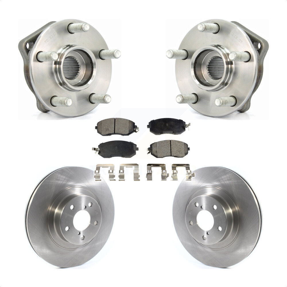 Kit de Rotor et de plaquettes de frein, roulement de moyeu avant, pour Subaru Impreza Forester Outback X
