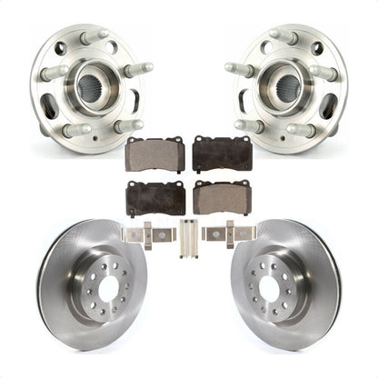Kit de Rotor et de plaquettes de frein, roulement de moyeu avant, pour Cadillac CTS avec roue d'usine de 18 pouces
