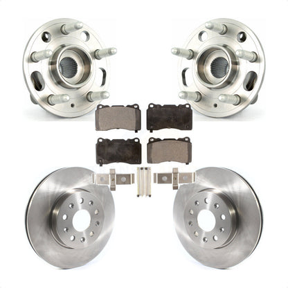 Ensemble de roulements de moyeu avant, Rotors et plaquettes de frein à disque pour Cadillac CTS