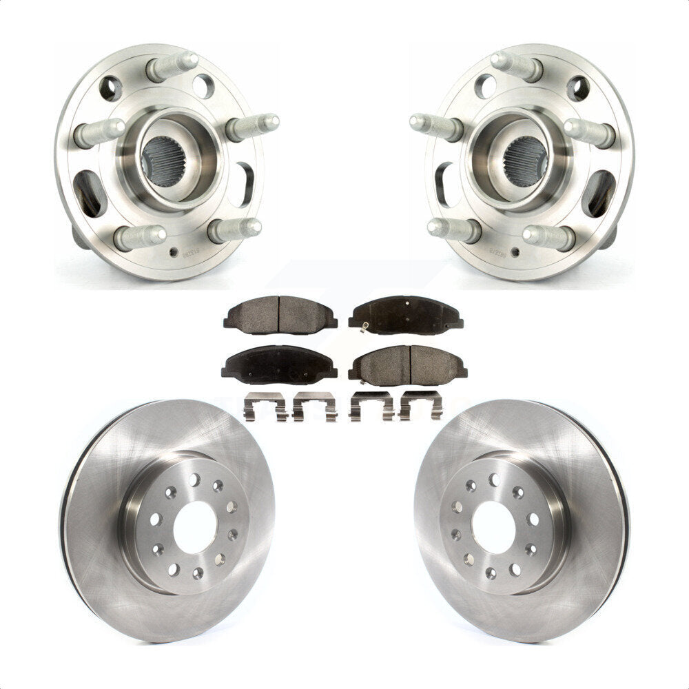 Kit de plaquettes de Rotor de frein, roulement de moyeu avant, pour Cadillac CTS sans frein robuste