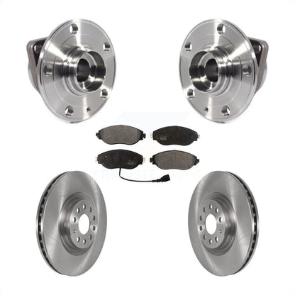 Kit de plaquettes de Rotor de frein, roulement de moyeu avant, pour Volkswagen Tiguan Jetta Audi Q3 GTI