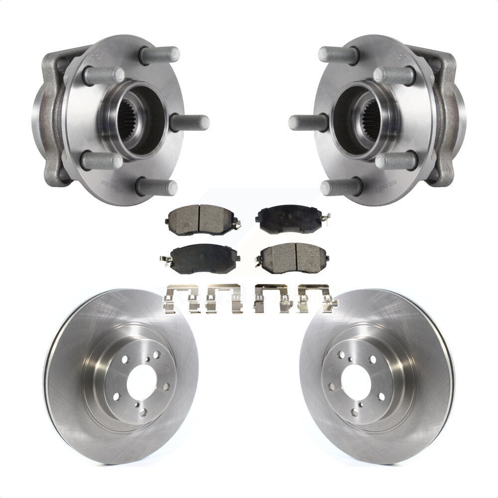 Kit de plaquettes de Rotor de frein, ensemble de roulements de moyeu avant pour Subaru Forester Crosstrek X