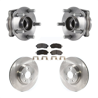 Ensemble de roulements de moyeu avant, Rotors et plaquettes de frein à disque pour Subaru Impreza