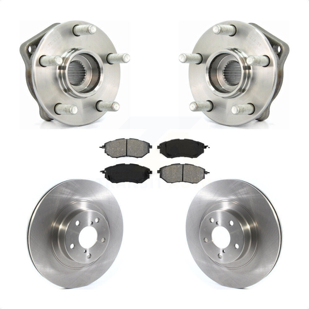 Kit de Rotor et de plaquettes de frein, roulement de moyeu avant, pour Subaru Legacy 2009 R avec 3.0, 3.0