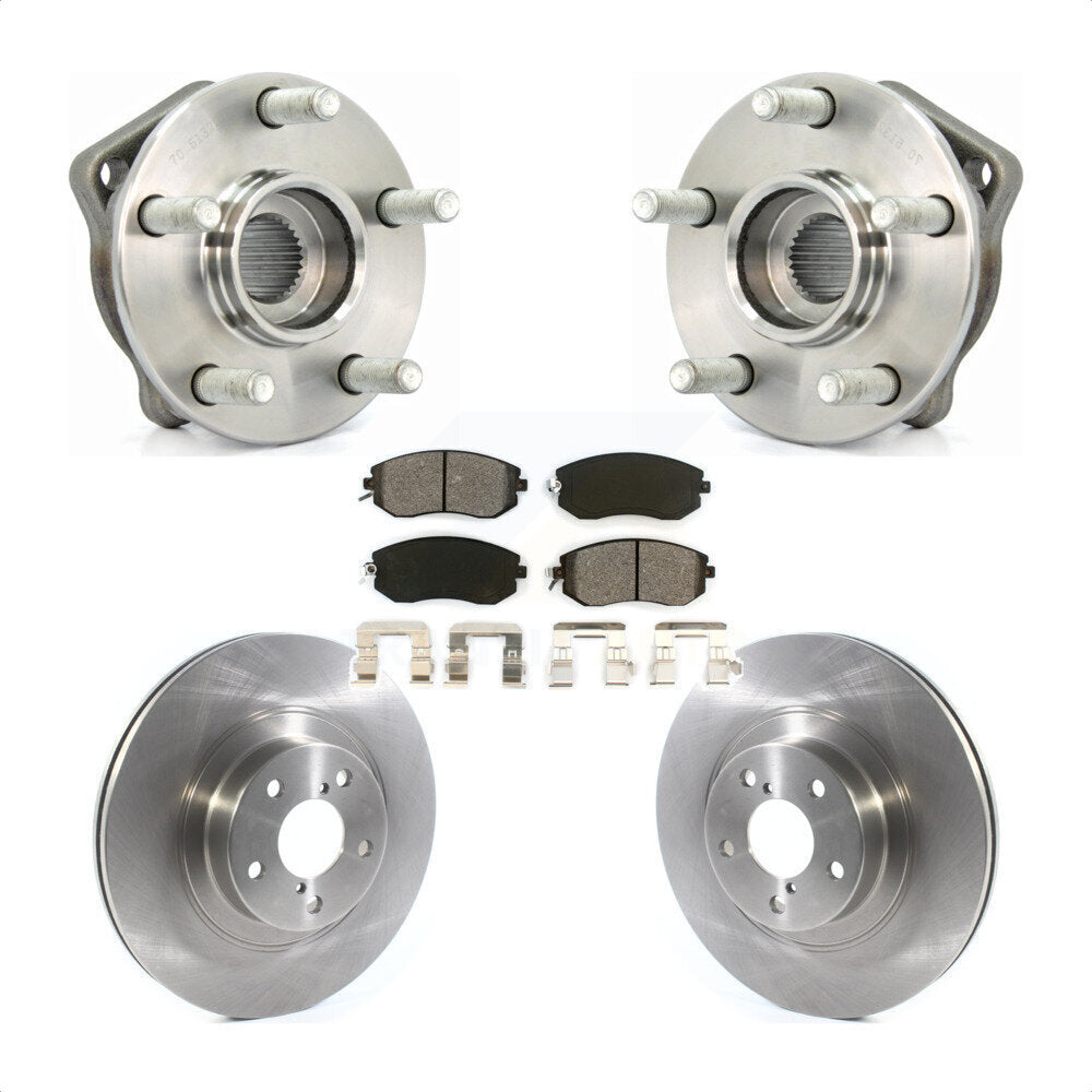 Kit de Rotor et de plaquettes de frein, roulement de moyeu avant, pour Subaru Impreza Forester Outback X