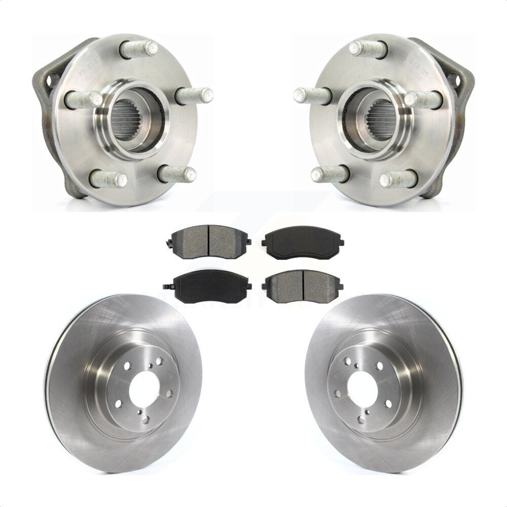 Kit de plaquettes de Rotor de frein, roulement de moyeu avant, pour Subaru Outback Forester Impreza Legac