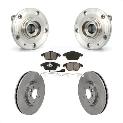 Ensemble de roulements de moyeu avant, Rotors et plaquettes de frein à disque, Kit pour Volkswagen CC