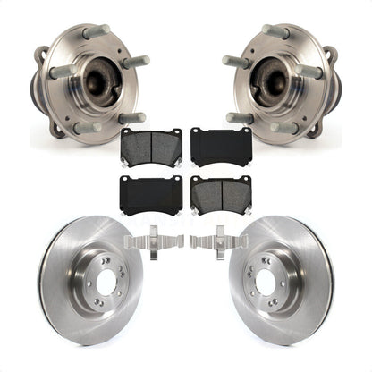 Kit de Rotor et plaquettes de frein à disque, ensemble de roulements de moyeu avant pour Hyundai Genesis Equu