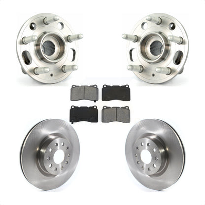 Kit de Rotor et de plaquettes de frein, roulement de moyeu avant, pour Cadillac CTS avec roue d'usine de 18 pouces