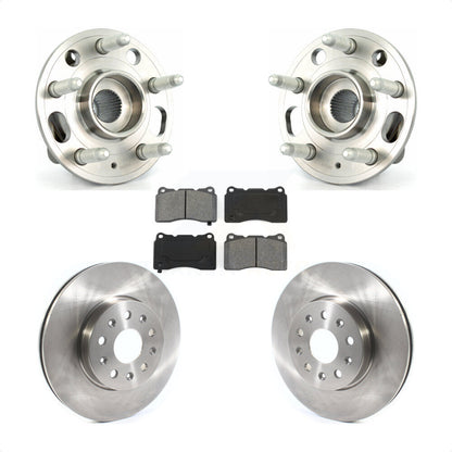 Ensemble de roulements de moyeu avant, Rotors et plaquettes de frein à disque pour Cadillac CTS