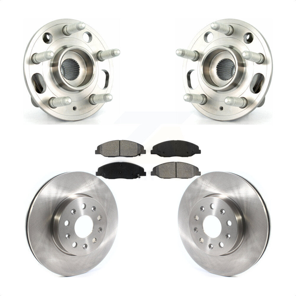 Kit de plaquettes de Rotor de frein, roulement de moyeu avant, pour Cadillac CTS sans frein robuste