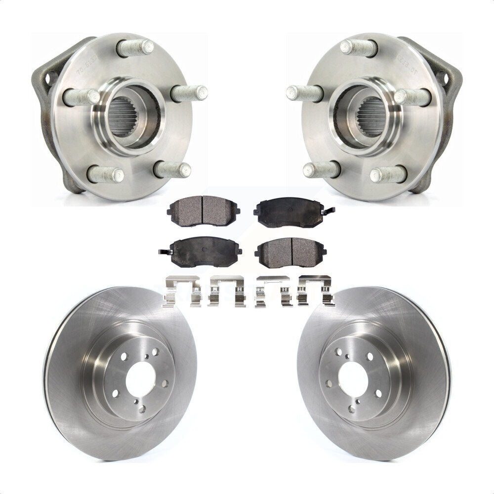 Kit de plaquettes de Rotor de frein, roulement de moyeu avant, pour Subaru Outback Forester Impreza Legac