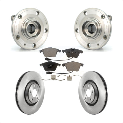 Ensemble de roulements de moyeu avant, Rotor de frein à disque et Kit de plaquettes pour Audi TT Quattro TT
