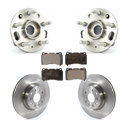 Kit de Rotor et de plaquettes de frein, roulement de moyeu avant, pour Cadillac CTS avec roue d'usine de 18 pouces