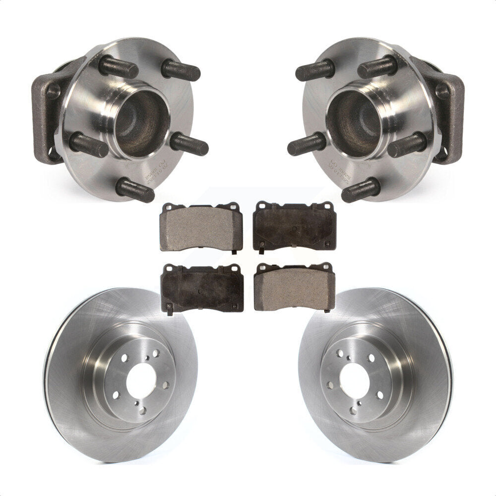 Kit de rotor et de plaquettes de frein avec roulement de moyeu avant pour Toyota 86 2019 sans frein Brembo