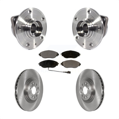 Kit de plaquettes de Rotor de frein, roulement de moyeu avant, pour Volkswagen Tiguan Jetta Audi Q3 GTI