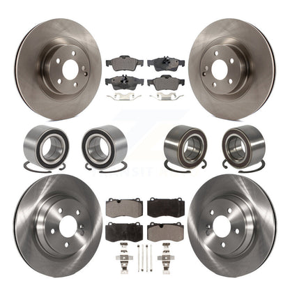 Kit de rotors et plaquettes de frein à disque pour roulements avant et arrière (10 pièces) pour Mercedes-Benz S35