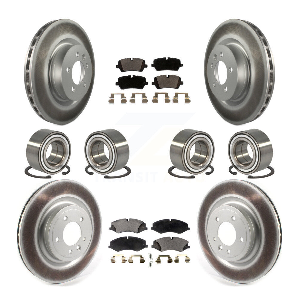 Kit de plaquettes de rotor de frein enduites de roulement avant et arrière (10 pièces) pour Land Rover Range Spor