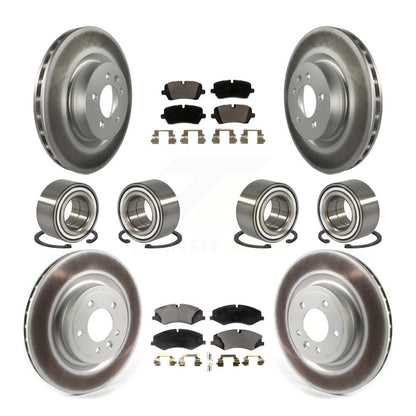 Kit de plaquettes de rotor de frein enduites de roulement avant et arrière (10 pièces) pour Land Rover Range Spor