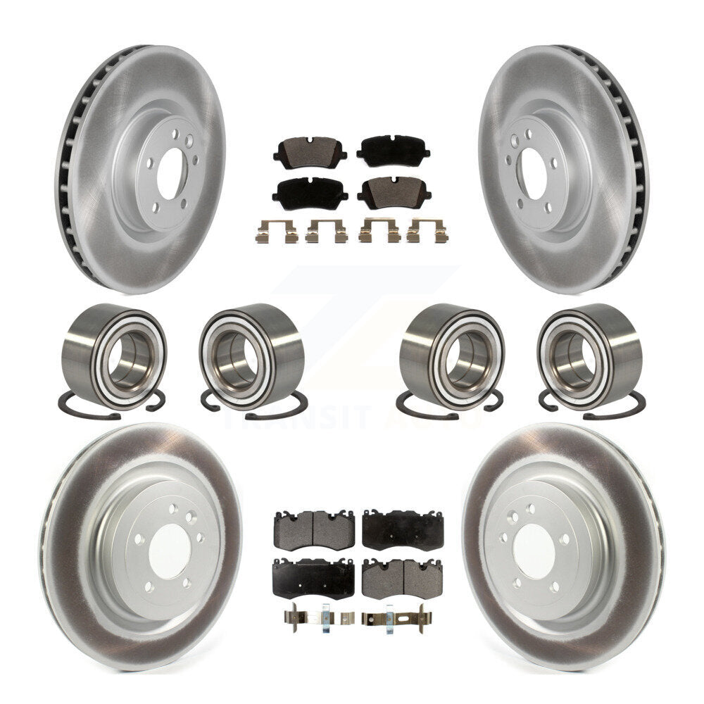 Kit de plaquettes de rotor de frein enduites de roulement avant et arrière (10 pièces) pour Land Rover Range Spor