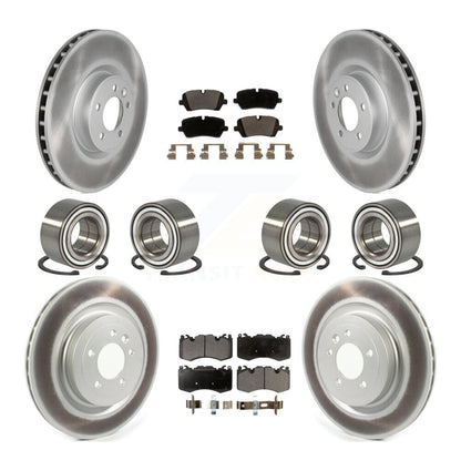 Kit de plaquettes de rotor de frein enduites de roulement avant et arrière (10 pièces) pour Land Rover Range Spor