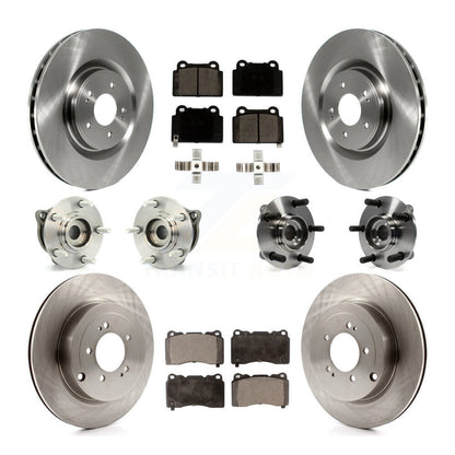 Kit de Rotor et de plaquettes de frein à disque, roulement de moyeu avant et arrière (10 pièces) pour Mitsubishi Lance