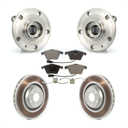 Ensemble de roulement de moyeu avant, Rotor de frein et plaquettes revêtus, Kit pour Audi TT Quattro TT