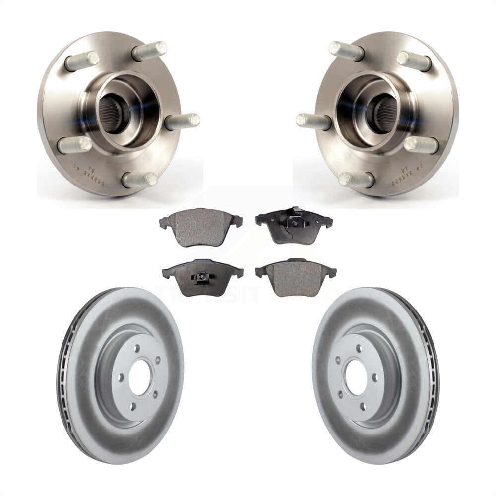 Ensemble de roulement de moyeu avant, Kit de plaquettes de frein à disque revêtues pour Volvo S40 V50 C7